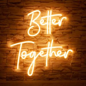 Quality 4mm Acrylic Plate Neon Letter Sign Dimmable Cuttable AC240V For Weeding Love wholesale