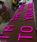 Wall Mounted ODM Smart DC12V Acrylic Box Letters