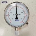 4 Inches Vacuum Pressure Gauge With Brass Or Stainless Steel Wetted Parts Dial