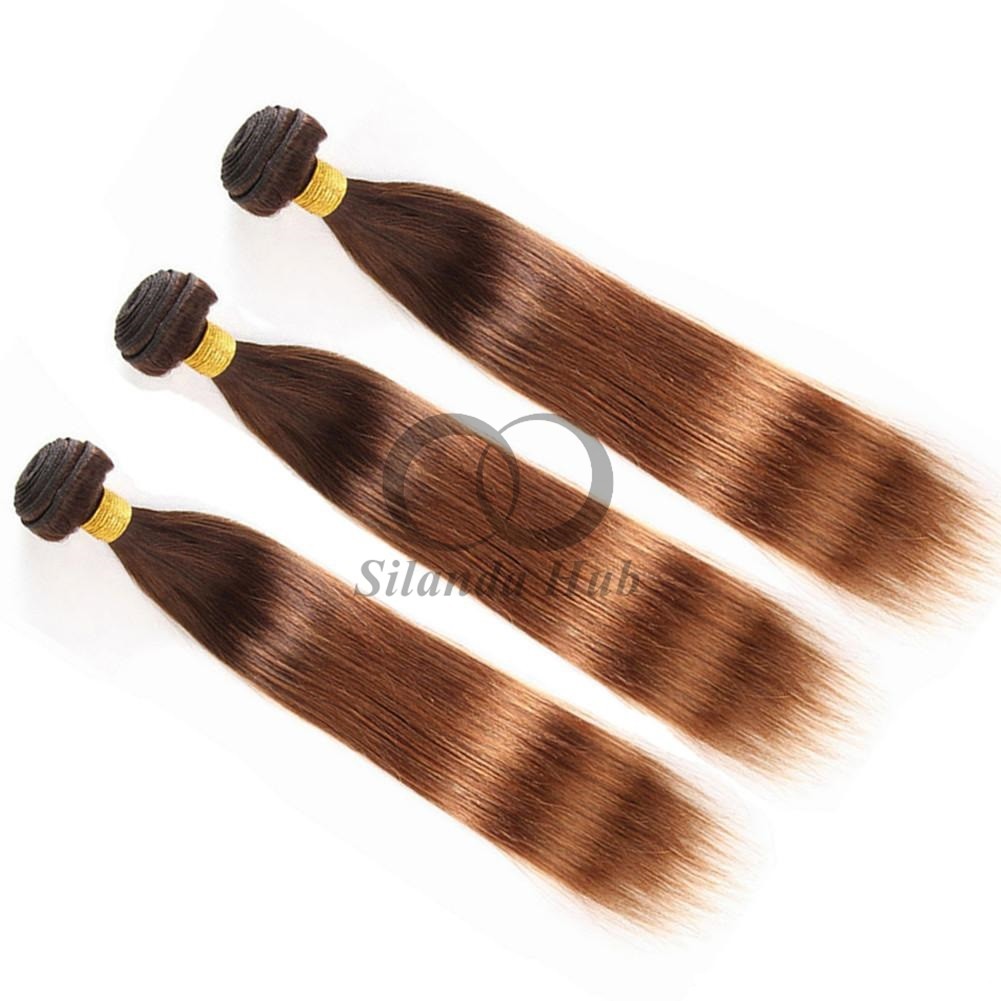 #T4/30 Straight Remy Human Hair Bundles Sew In Weave Bundles Brazilian Bundle Deals