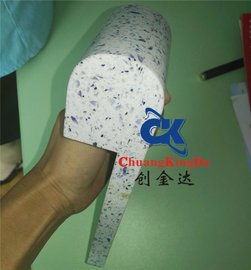 Chuangkingda Manufacturer Stone Marble Granite Round 180 Degree Edge Polishing Machine