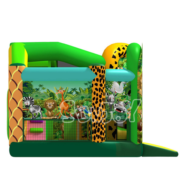 Safari Combo Castle 18oz pvc Inflatable Play Park