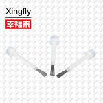 Flat Gel Nail Polish Brush Screw Cap Plastic Material For Bottles