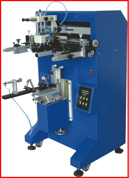 220V Multi Color Screen Printing Machine , 50W Semi Automatic Screen Printer 0