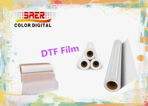 Quality Hot Peeling Transparent DTF Transfer Film For Printing 100m wholesale