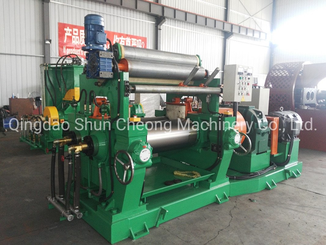 High Quality XK-400 Open Type Two Roller Silicone Rubber Mixing Mill
