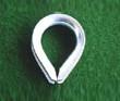 Quality 304 Stainless Galvanized Wire Cable Rope Thimble Winch Wire Loop wholesale