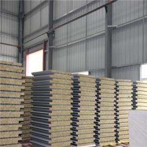 Quality A grade fire rating ivory white double steel roof sandwich panel for labor camp wholesale