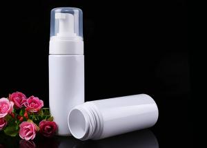 Quality White 100ml PET Plastic Bottles Cleanser Foam Packaging With Pump Sprayer wholesale