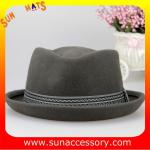 5480380 Sun Accessory customized winner fashion 100% wool felt hats, men hats
