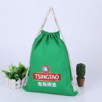 PP Rope Padding Handle Cloth Drawstring Bags / Promotional Shopping Bags