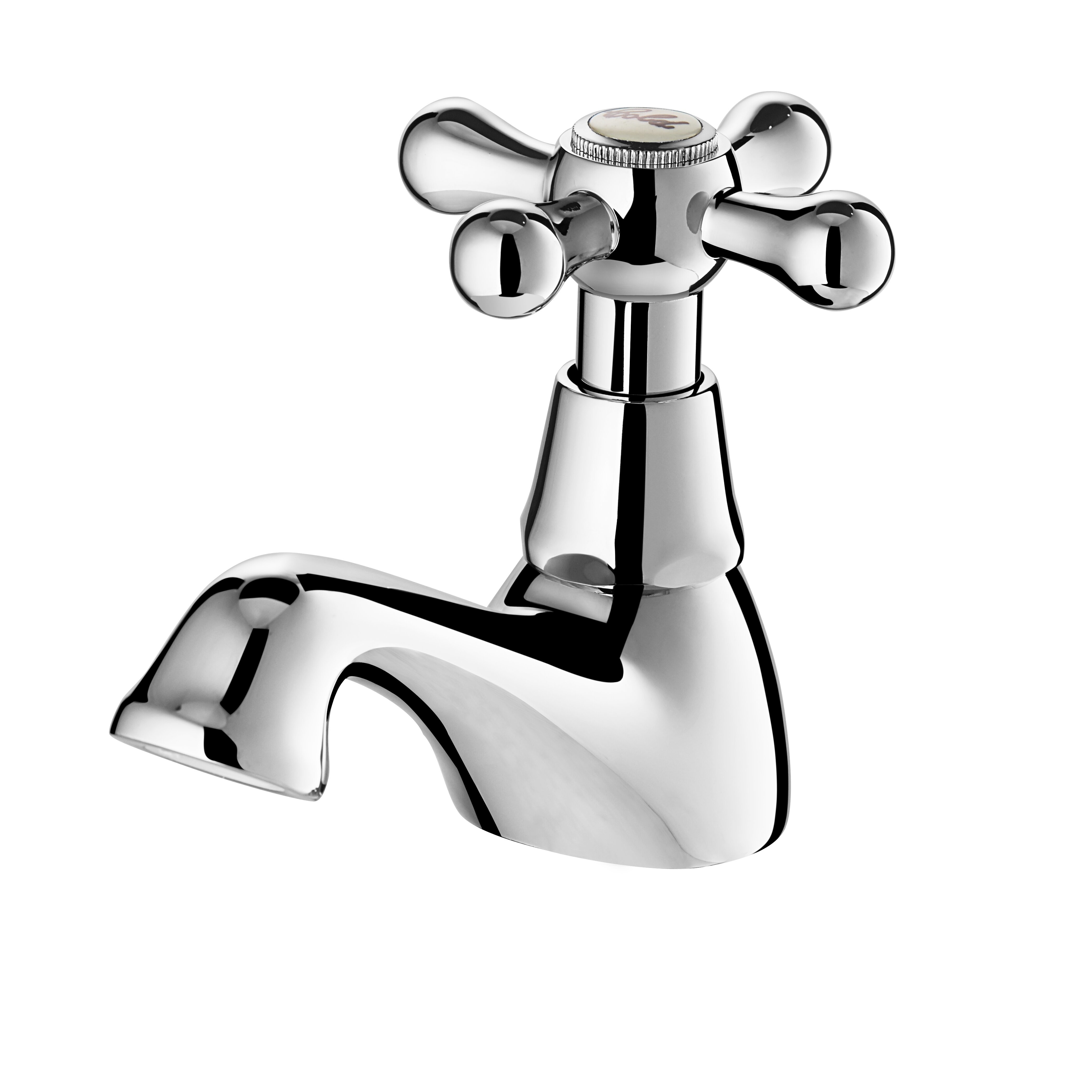 CONNE Deck Mount Bathroom Two Handle Faucet 1/2-Inch Connection