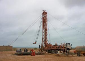Quality 550m 30 Ton Load Truck Mounted Drilling Rig High Bearing Capacity wholesale