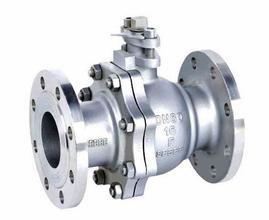 Quality 2-pc stainless steel ball flange valve ASME B16.34 full port wcb cf8m casting handle wholesale
