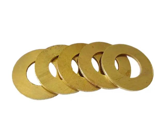 Customized Metal Gaskets Processed By CNC Machining Packaging Carton Copper