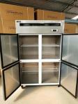 Four Door Stainless Steel Freezers 220V 32 Cubic Foot