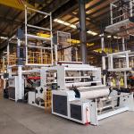 HDPE Multilayer Blown Film Extrusion Machine Line Co Extrusion Blown Film
