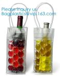 PVC Ice Bag, Wine Beer Gift Bags, Wine Bag, Drink Ice Bags, Portable Wine Bags