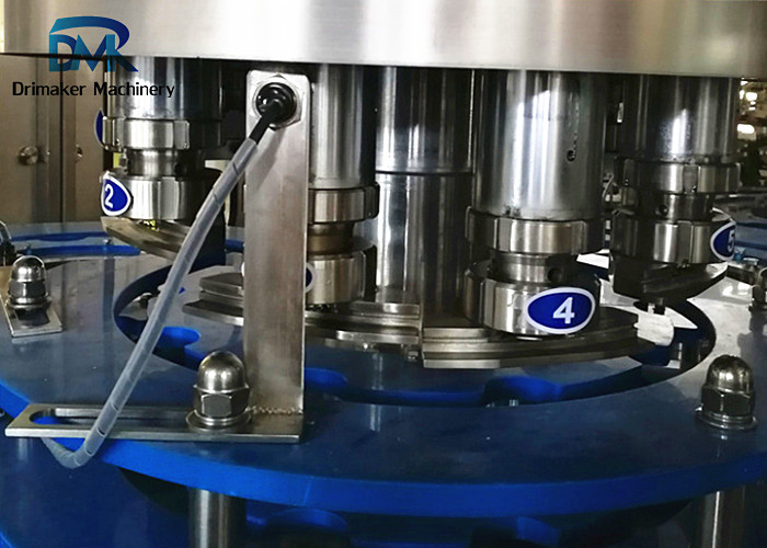 Carbonated Soft Drink Glass Bottle Soda Filling Machine Motor Driven