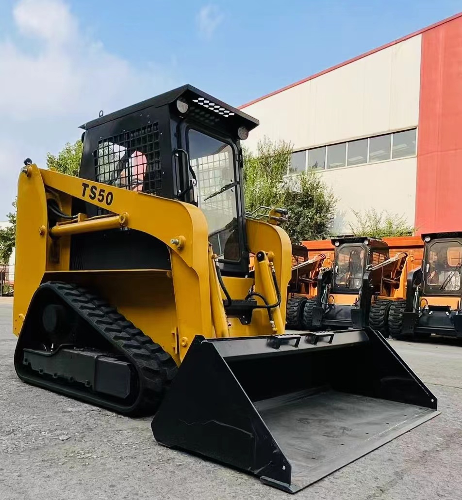 Earthmoving Machinery Tracked Skid Steer Loader TS50 Minicargador for Functionality