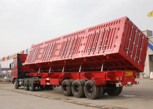 Quality Side Tipper Trailer - Heavy Duty Dumper Semi Trailer Truck for Sand - Mine Transport 3 Axles 50 -60T wholesale