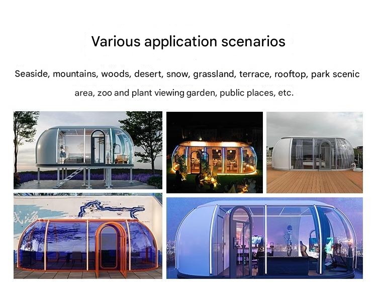 Hotel PC Star Room Bubble Room Transparent Glass Sun Room Outdoor Scenic Area Homestay Restaurant Starry Tent
