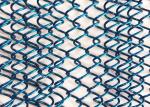 26ft Blue Metal Coil Drapery Eco Fireplace Screen Curtain Spraying Painting
