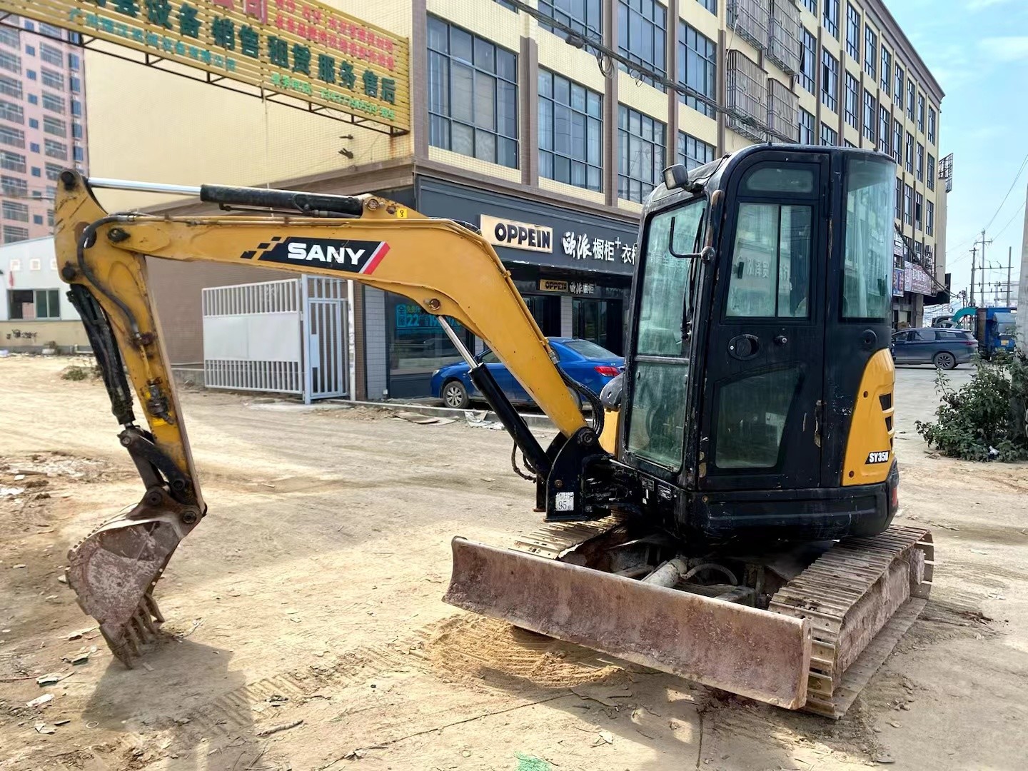 3.5TON Used Sany Excavators MINI 35U Second Hand Diggers Earth Moving Excavator