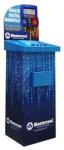 Colorful Cardboard Promotional Stands , Cardboard Pop Up Display Stands