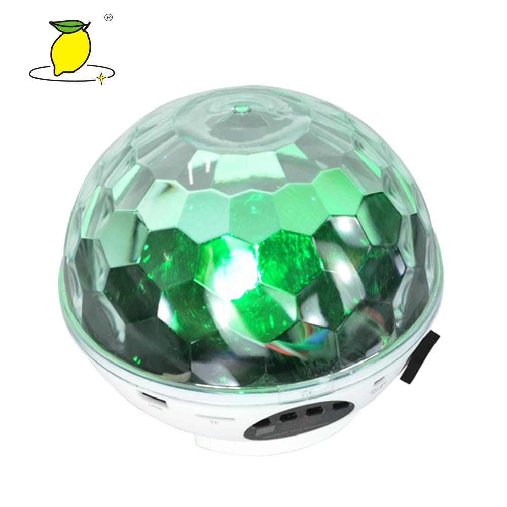 Voice - Activated Mirror Disco Ball Light LED RGB Wireless Bluetooth Speaker