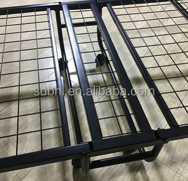 Space-Saving Black Metal Twin Over Frame With Ladders Bedroom Fence for Kids and Teens