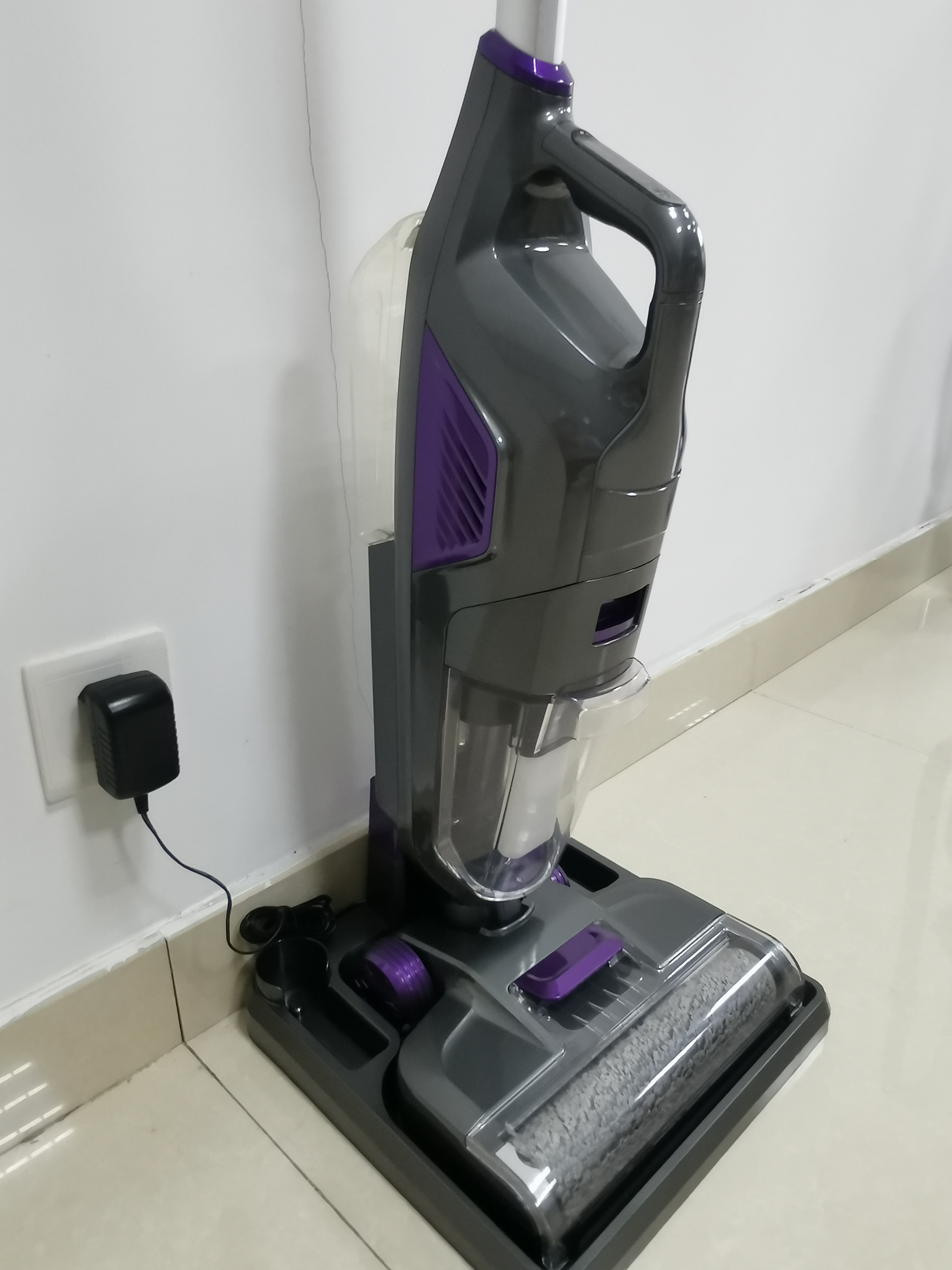 18kpa HEPA Filtration Steam Mop and Vacuum Cleaner for Tile Laminated Hardwood Floors