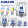 Buy cheap Hot Seal Customized Printed Mylar Zipper Bags Die Cut Plastic Bags For Food from wholesalers