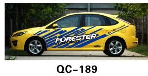 Quality Environment-friendly PVC Custom Car Body Sticker QC-189I wholesale