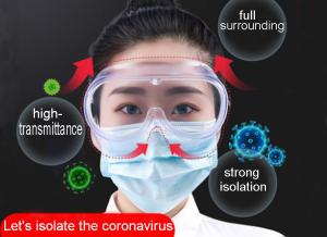 Quality New product industry PC eye protective safety glasses safety splash goggles wholesale