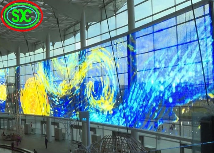 Commercial Transparent Display , LED Transparent Display 1R1G1B Three-Year Warranty