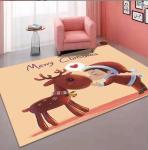 Cartoon Merry Christmas Patterns Living Room Floor Carpets