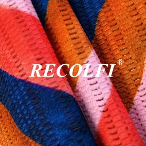Quality Interfiliere ShangHai Exhibitor Knitting 4 Way Textured Jacquard Circular Recycled Spandex Fabric Matalan Beachwear wholesale