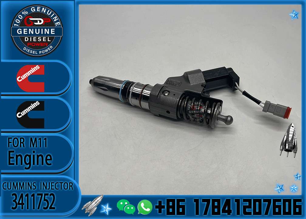 High Quality Diesel Engine Fuel Injector 3411752 3084589 3087557 For CUMMINS ISM QSM M11 Engine