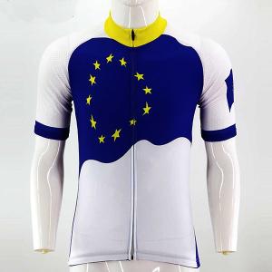 Quality Breathable Men EU Sublimated Short Sleeve Cycling Jersey wholesale