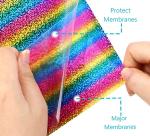 Vinyl Holographic Heat Transfer Film Roll Easy Weed 0.5x25m