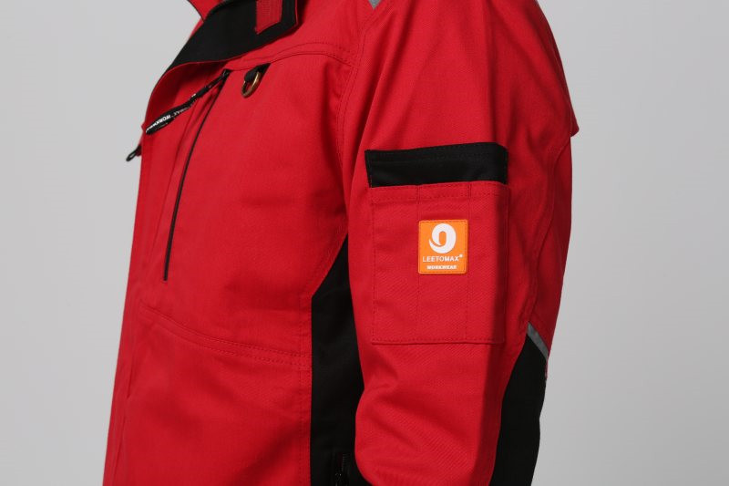 35% Cotton Zip Up Work Jacket , 250gsm Outdoor Work Jacket Mens