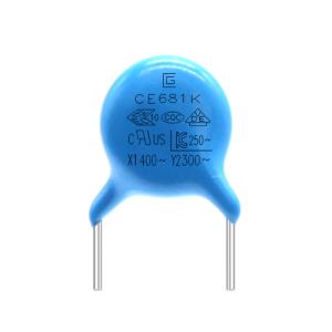 Quality Ceramic 681K Y2 Safety Capacitor 300VAC For Switching Power Supply wholesale