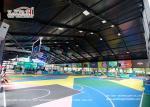 Large Black Aluminum Event Marquee Tent For Basketball Field Permanent