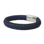 Braided Leather Bracelets For Men,Leather Bracelets Fashion Magnetic Clasp 7.5-8