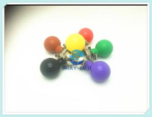 Quality Silicone Bulb Ecg Chest Electrodes , Adult Reusable ECG Suction Electrodes wholesale