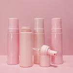 Lash Cleanser Empty Foaming Bottles Pink Purple Frosted 60ml 50ml