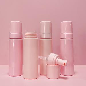 Quality Lash Cleanser Empty Foaming Bottles Pink Purple Frosted 60ml 50ml wholesale