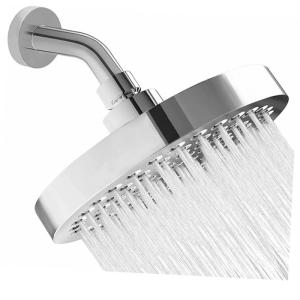 Quality ABS Nozzle Single Rainfall Shower Head 6in High Pressure Fixed Shower Head wholesale