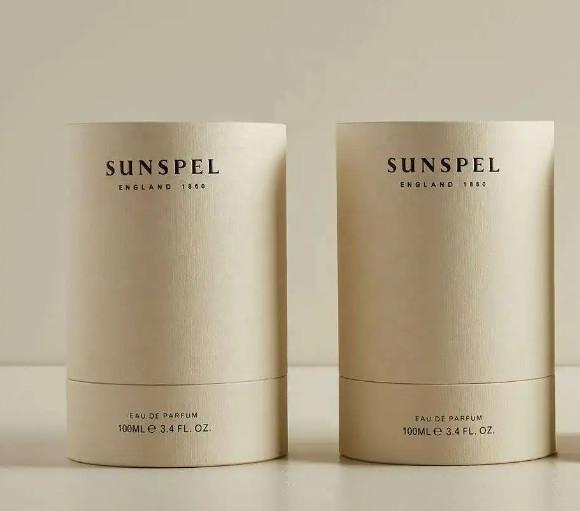 Biodegradable Cosmetic Bottle Paper Tube Packaging Luxury Cylinder Round Kraft